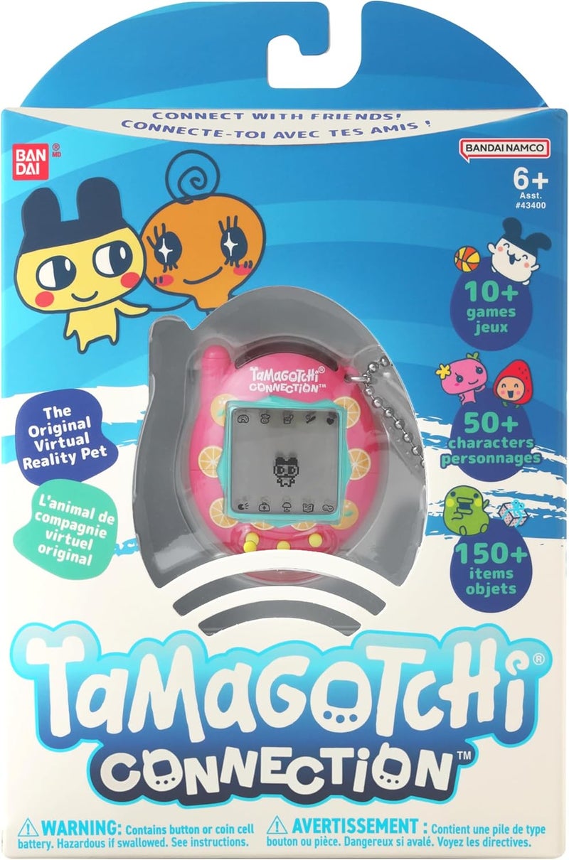 Ban Dai Tamagotchi Connection Citrus|Tamagotchi Original Cyber Pet 90s Adults and Kids Toy with Chain | Retro Virtual Pets are Great Boys and Girls Toys or Gifts for Ages 6+ - Image 3
